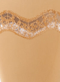Robe sans manches en dentelle - Chamois