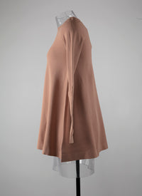 Pull à manches longues en maille - Bois De Santal