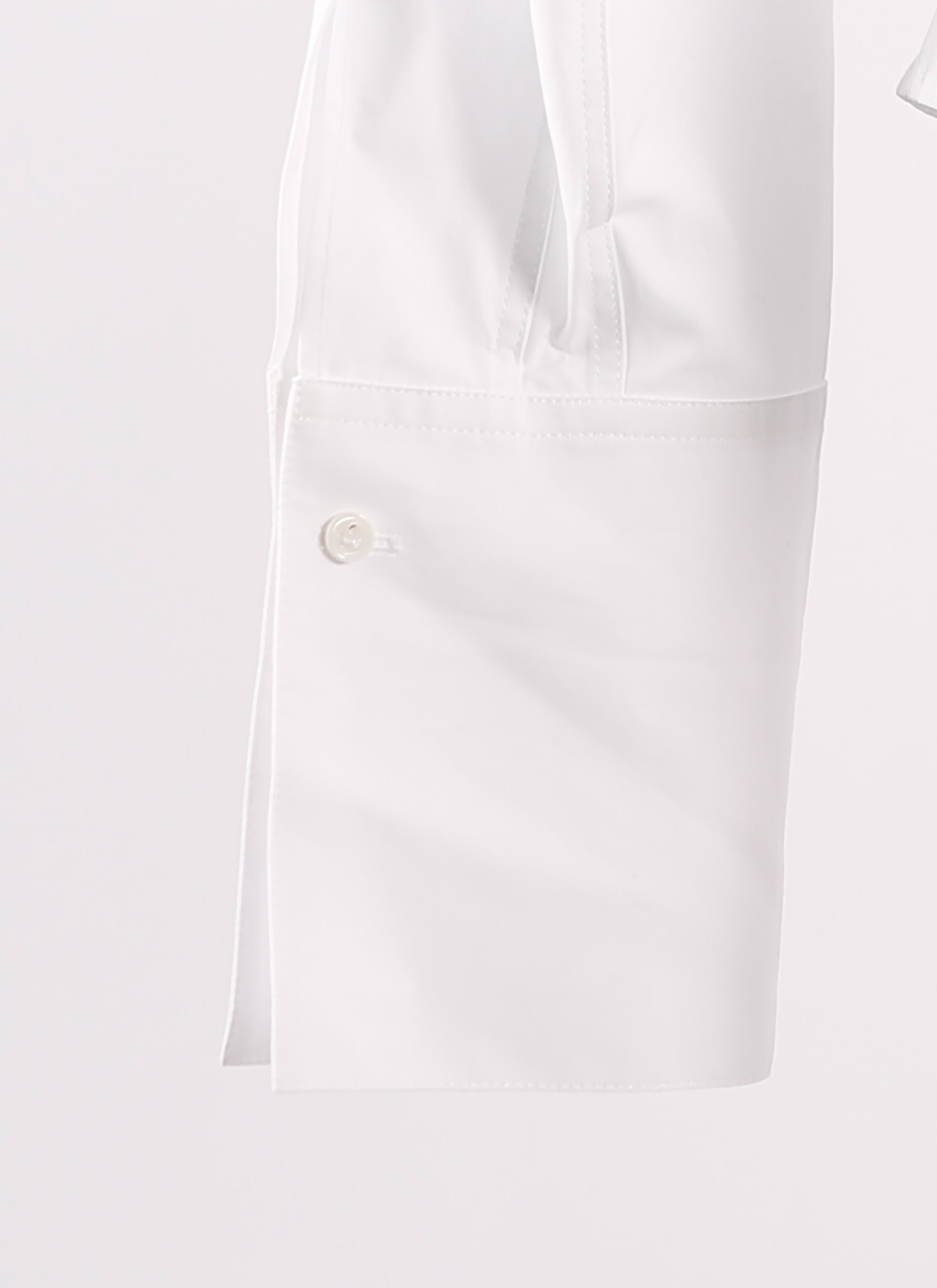 Japanese poplin body shirt - White
