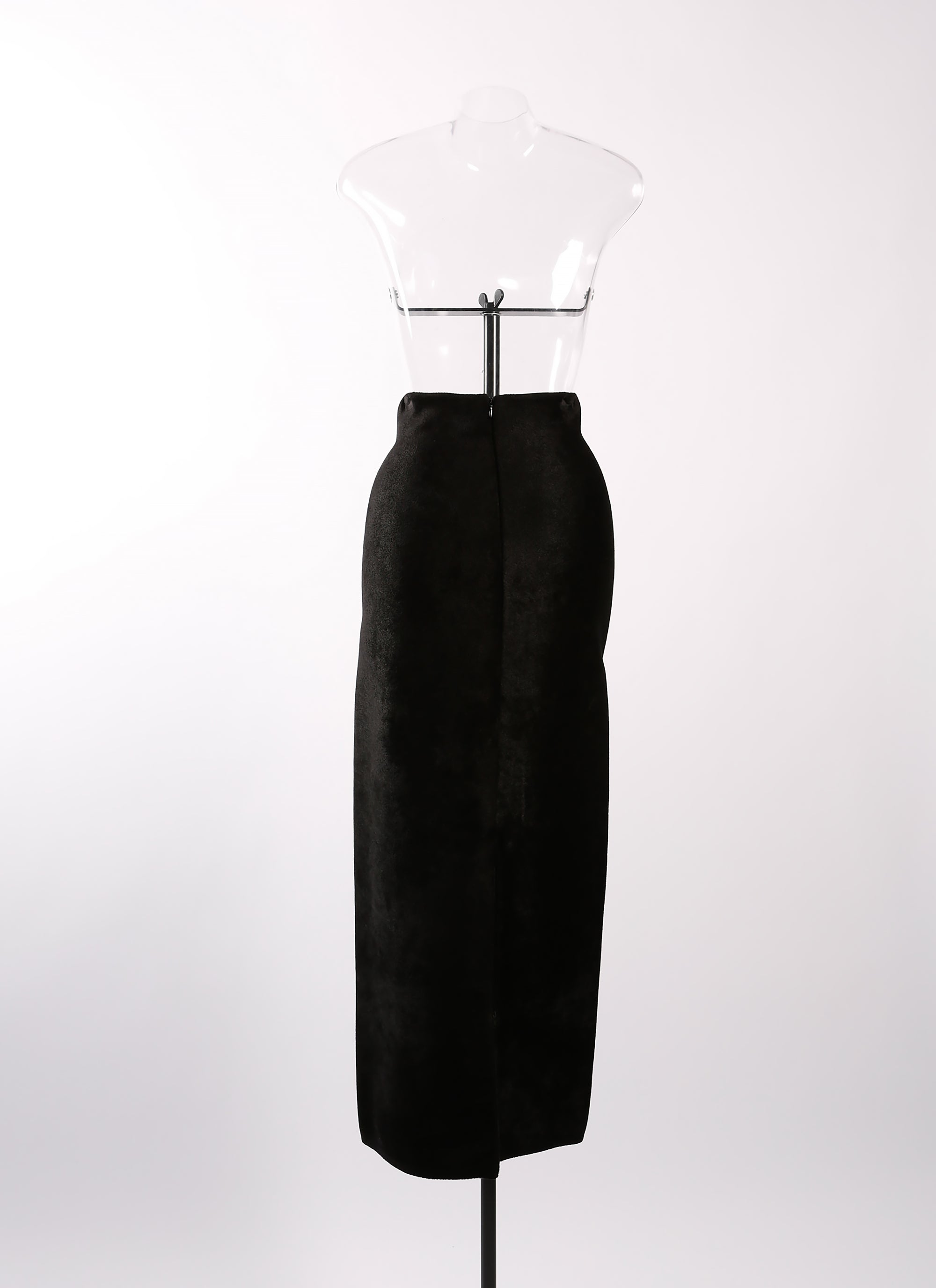 Iconic velvet skirt - Black