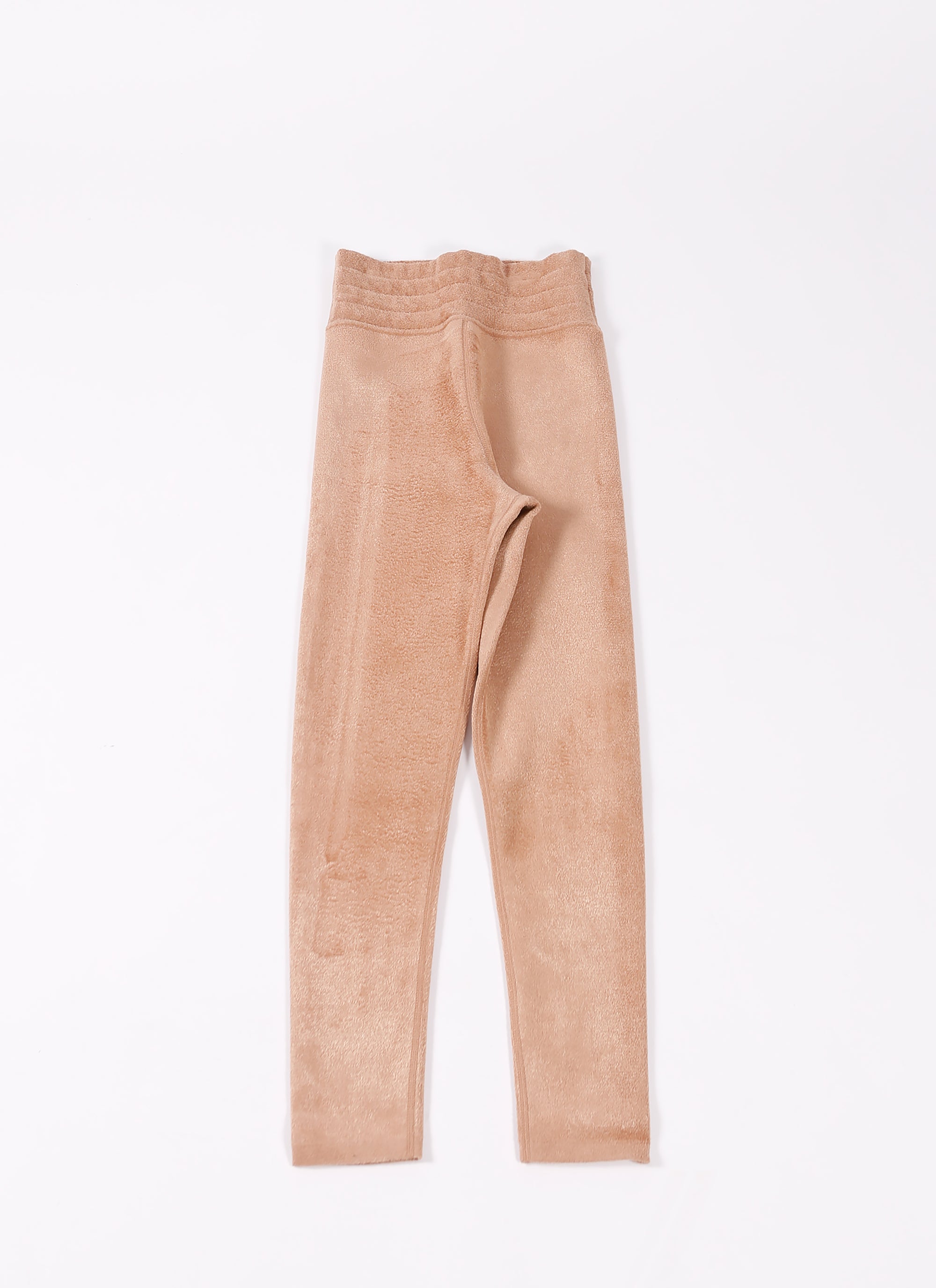 Iconic velvet legging - Nude