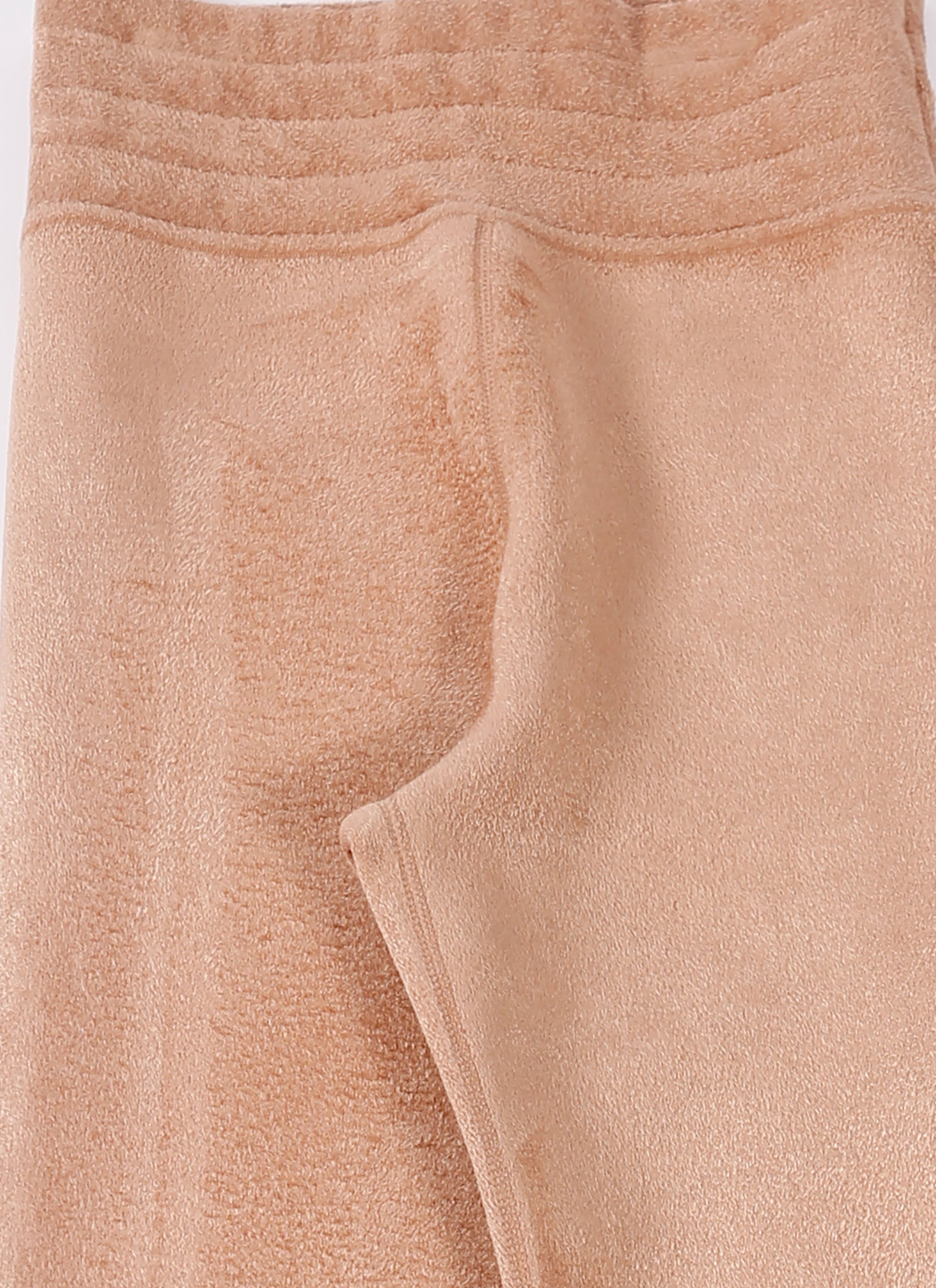 Iconic velvet legging - Nude