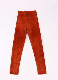 Iconic velvet legging - Sequoia