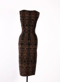 Robe sans manches Pantera - Noir & Brun