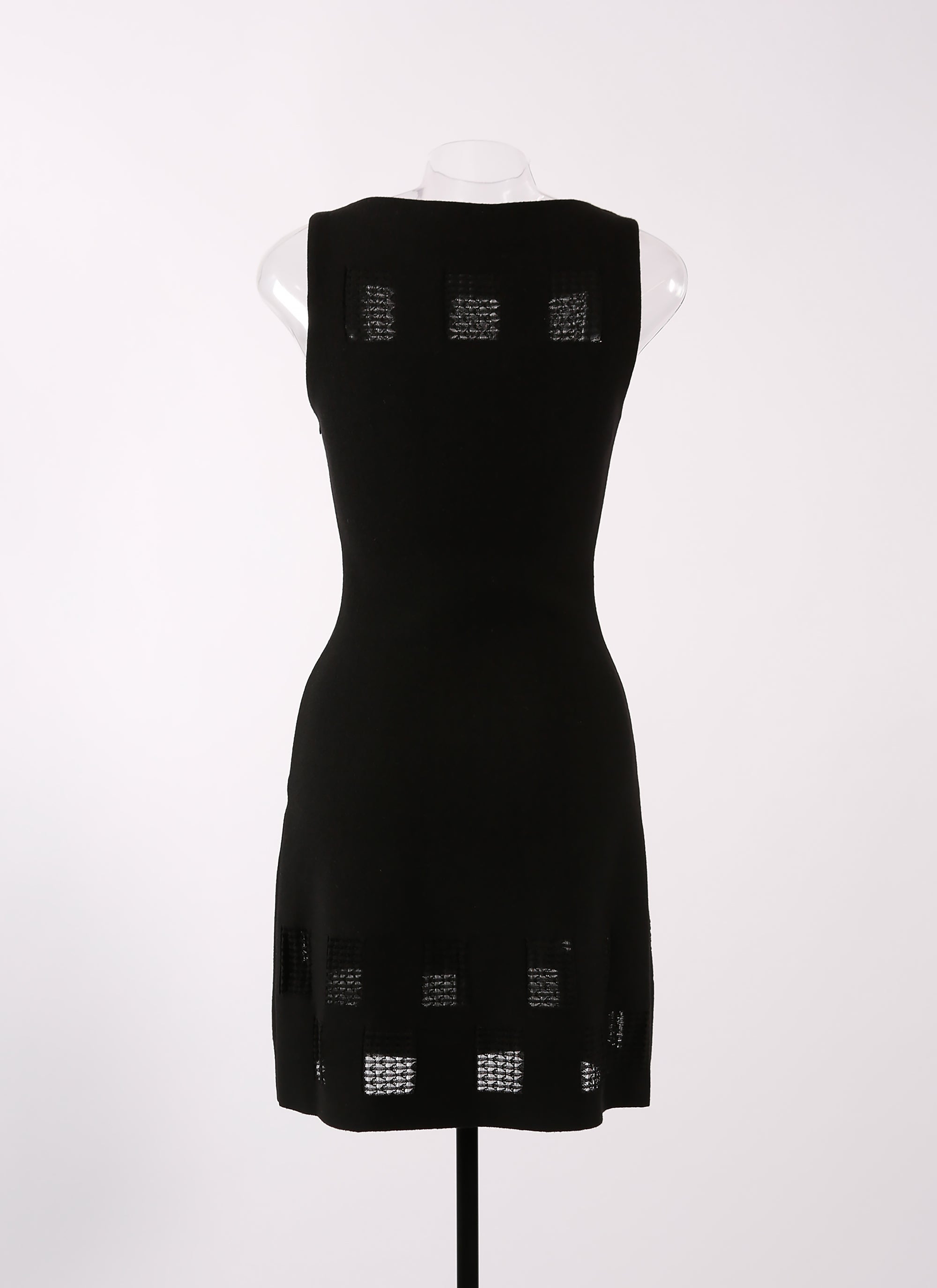 Robe sans manches Finistrelle en laine - Noir