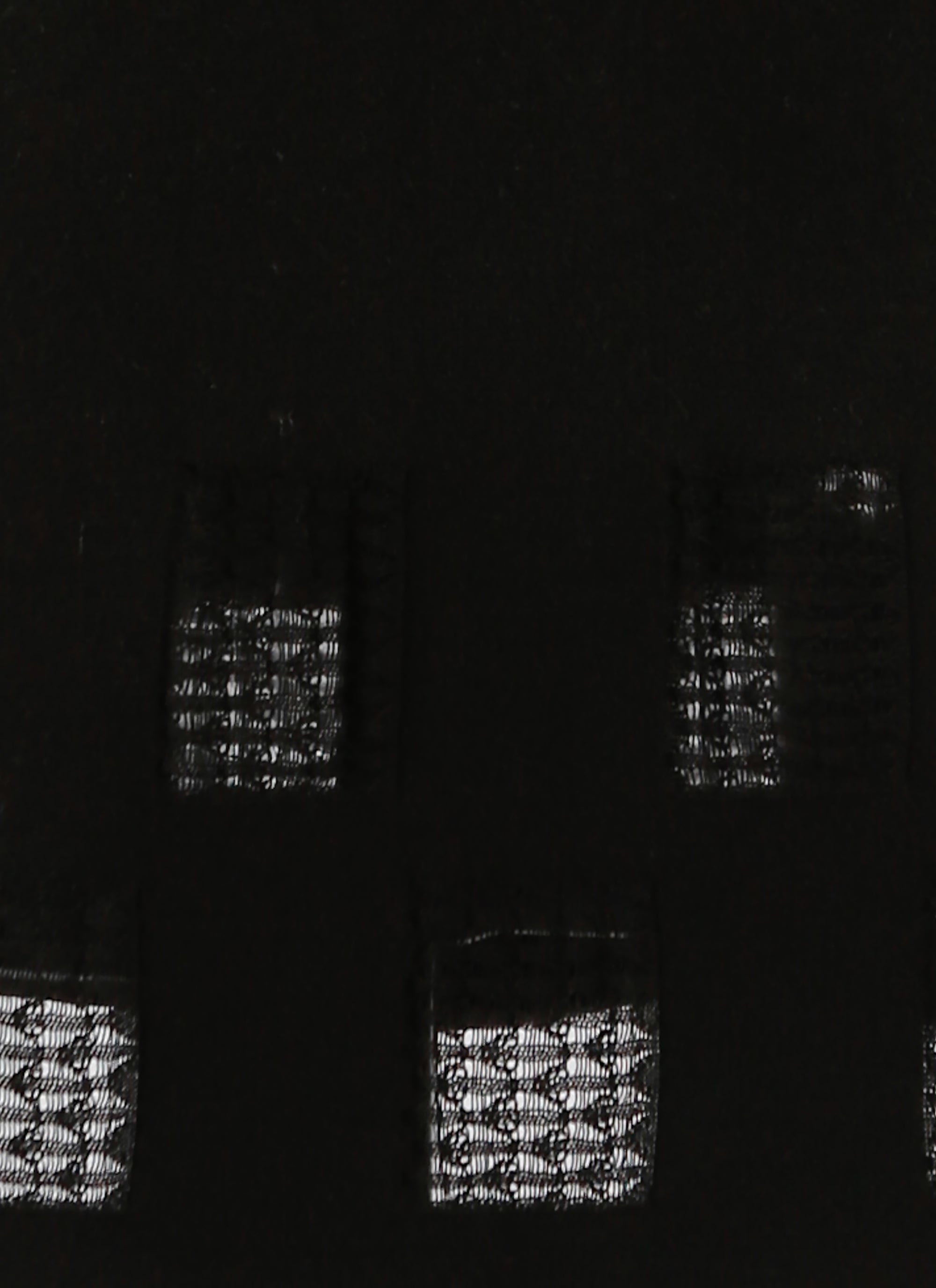 Robe sans manches Finistrelle en laine - Noir
