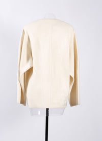 Pull à manches longues en velours iconique - Nude