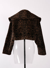 Bolero à manches longues Pantera - Noir & Brun