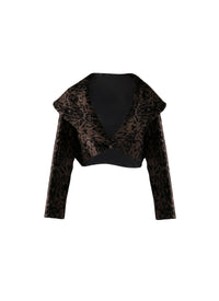 Bolero à manches longues Pantera - Noir & Brun