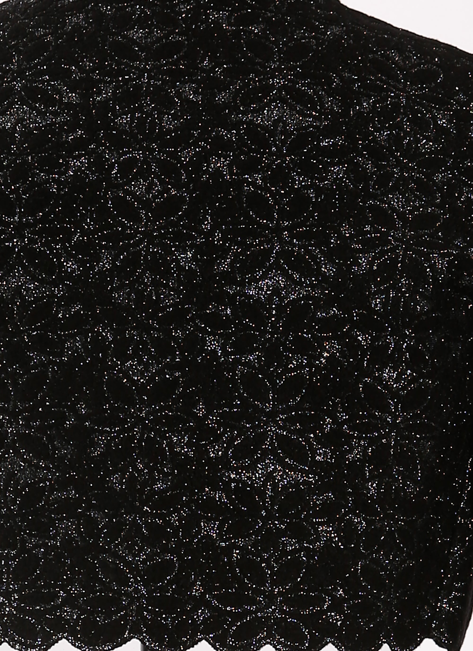 Bolero à manches longues Patio - Noir & Argent