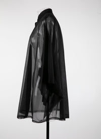 Silk shirt - Black