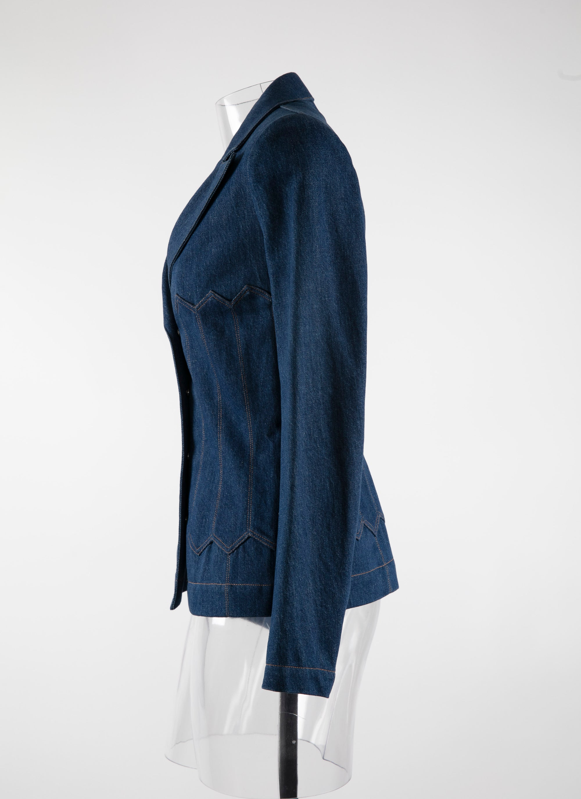 Veste en denim - Marine