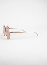 Lunettes de soleil rondes - Or & Noir