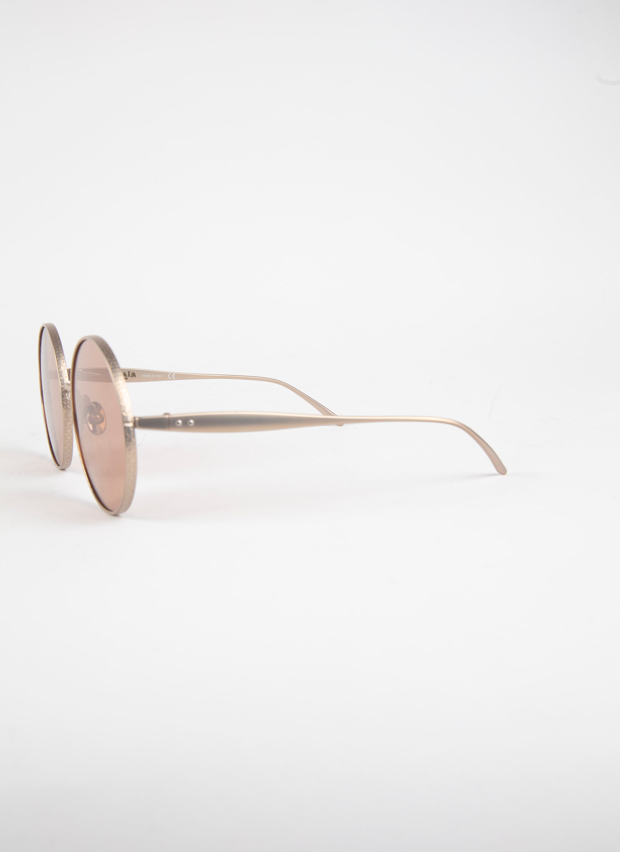 Lunettes de soleil rondes - Or & Noir