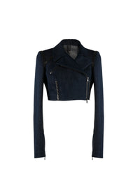 Perfecto en denim - Argent