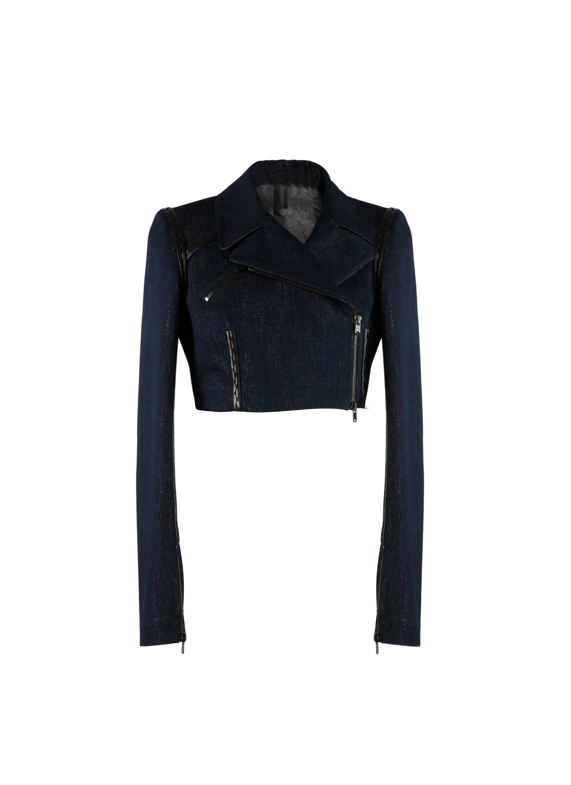 Perfecto en denim - Argent