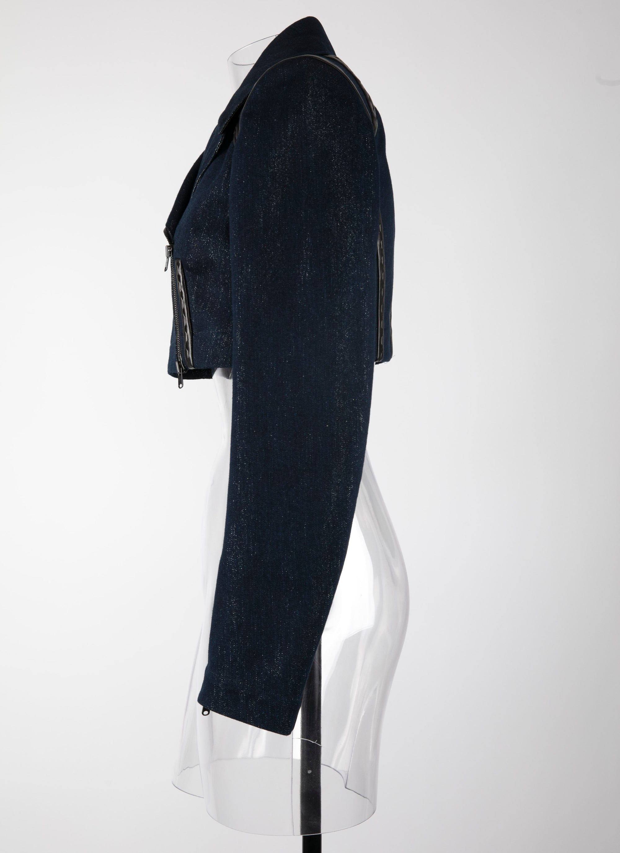 Perfecto en denim - Argent
