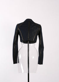 Perfecto en denim - Or