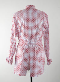 Chemise Chevrefeuille - Blanc & Rouge