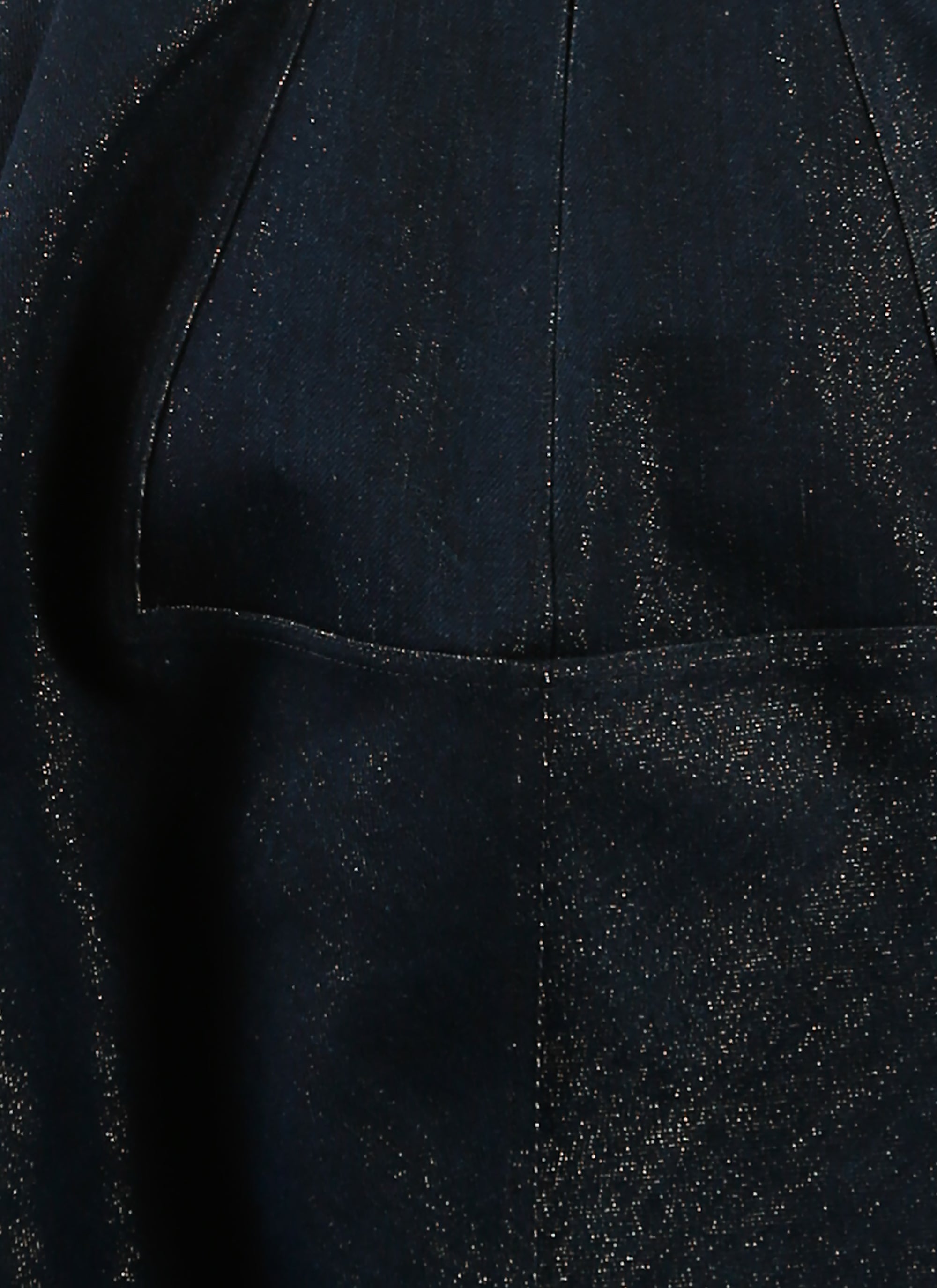 Jupe en denim - Bleu & Or