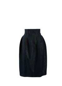 Jupe en denim - Bleu & Or