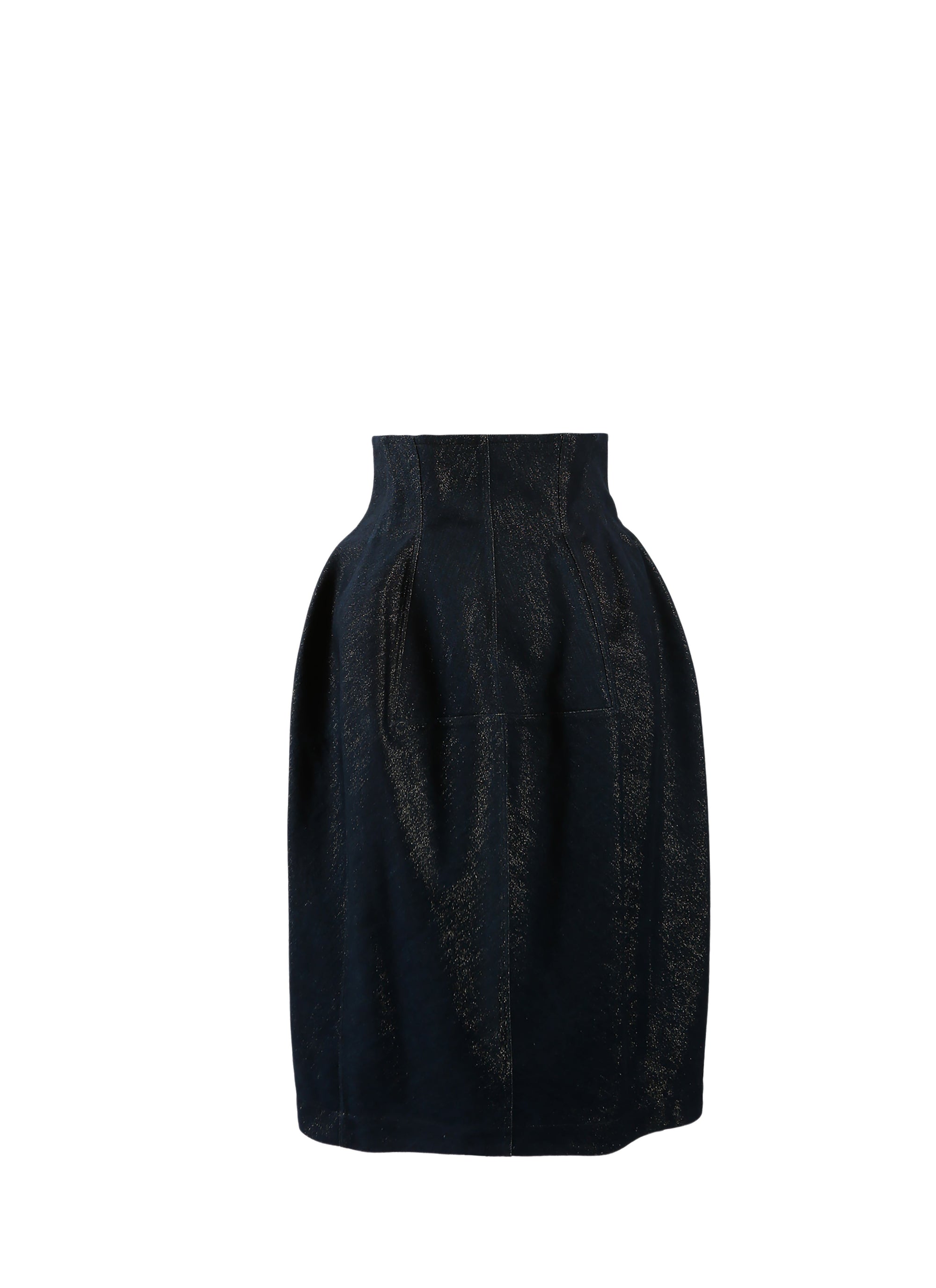 Jupe en denim - Bleu & Or