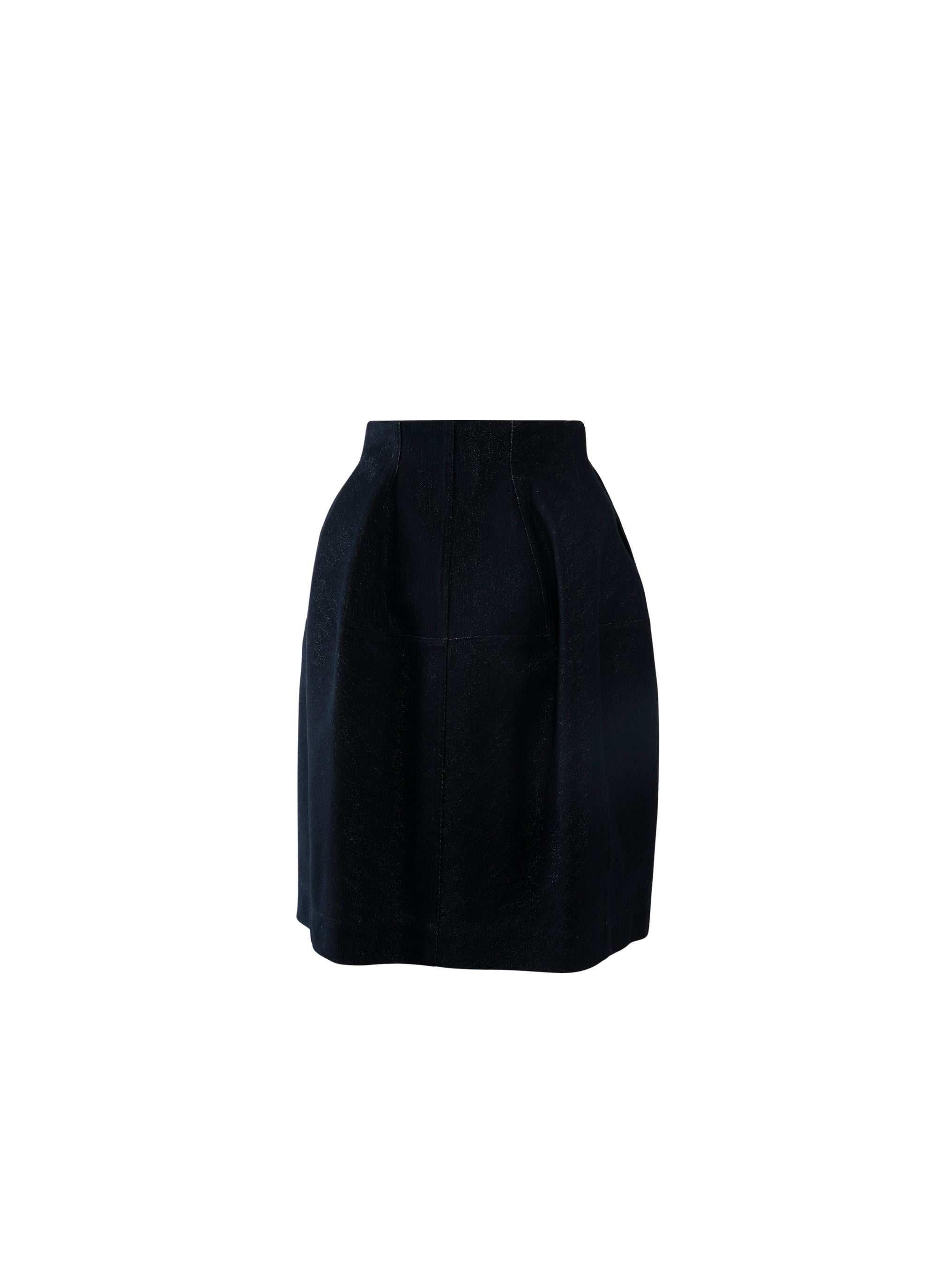 Denim ball skirt - Blue & Silver