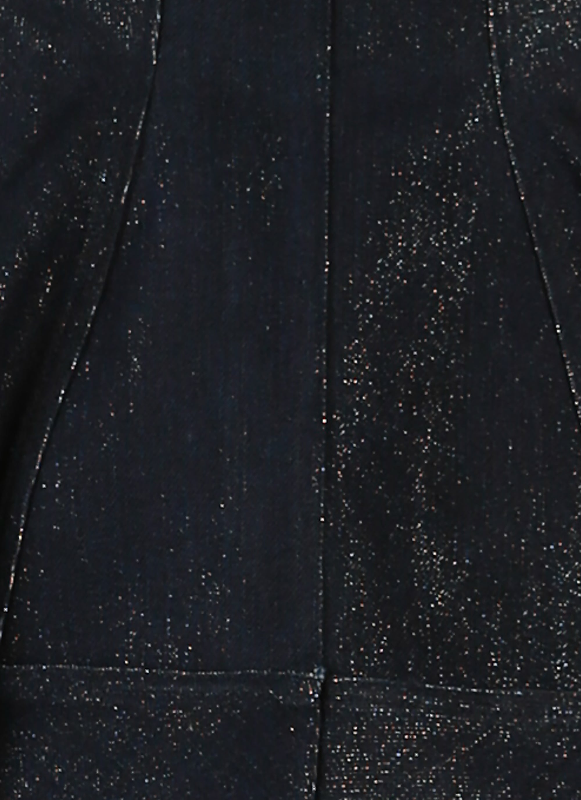 Denim ball skirt - Blue & Silver