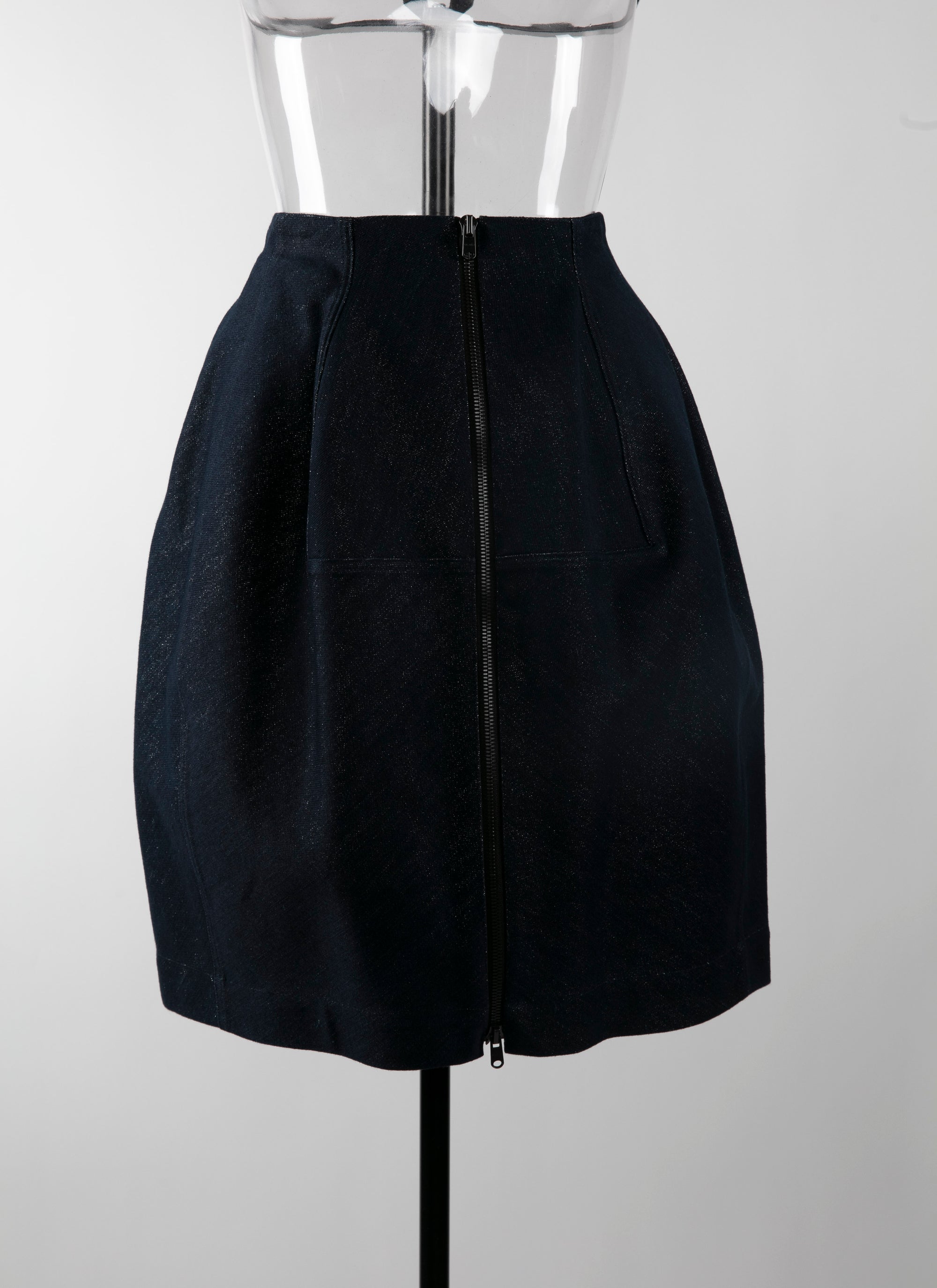 Denim ball skirt - Blue & Silver