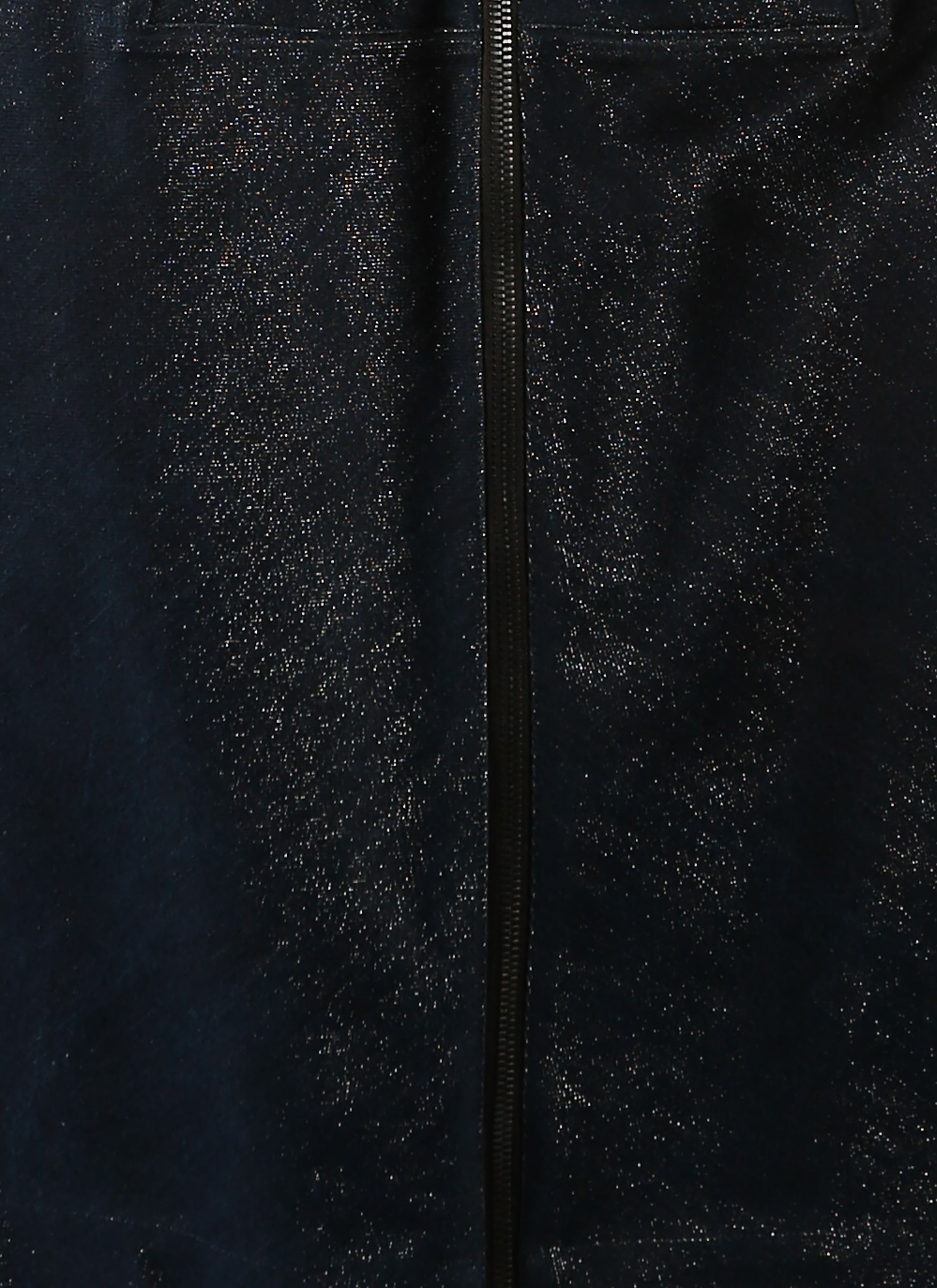 Jupe en denim - Bleu & Argent