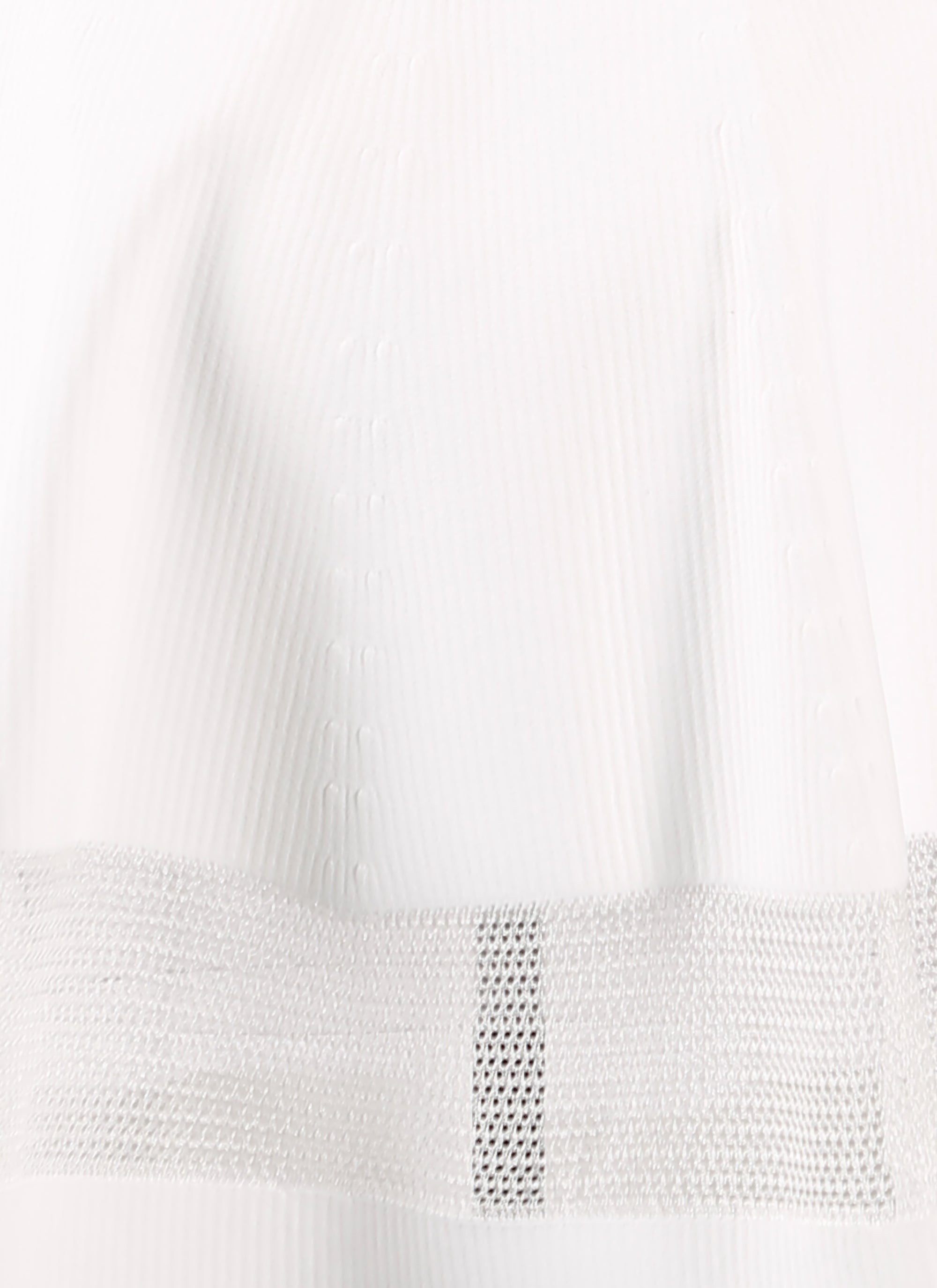 Jupe courte Mansart en maille - Blanc