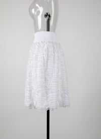 Houpette skirt - White