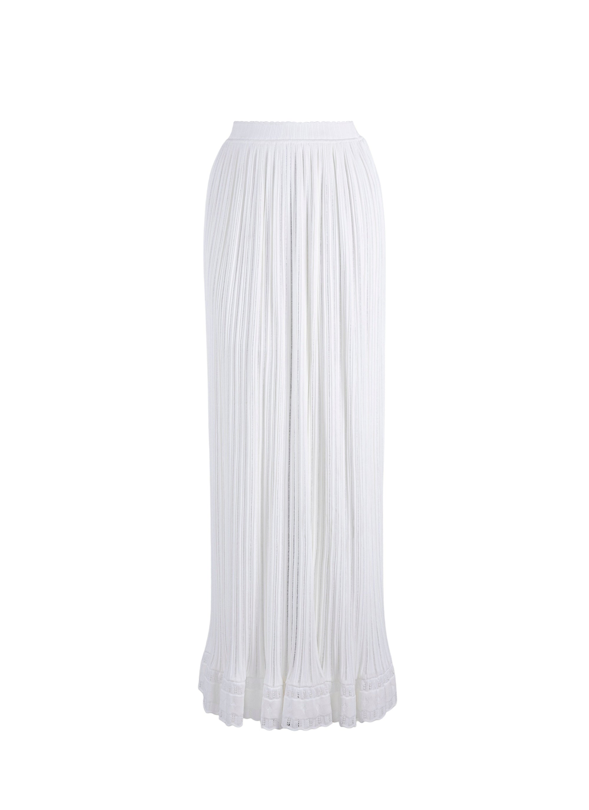Falbalas maxi skirt - White
