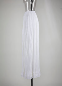 Falbalas maxi skirt - White