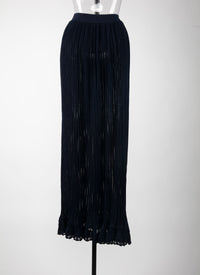 Falbalas maxi skirt - Night