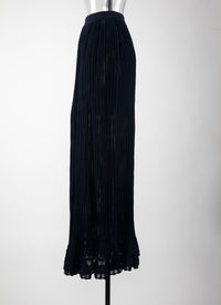 Falbalas maxi skirt - Night
