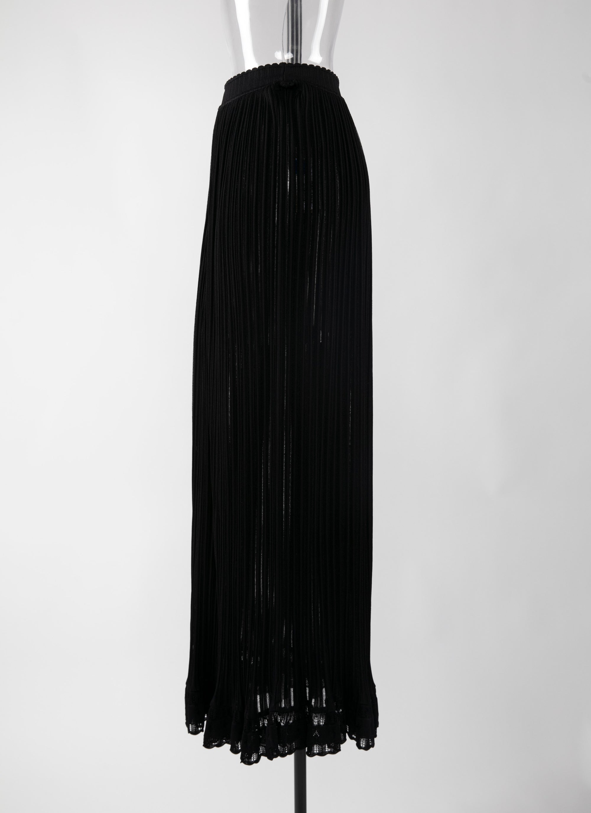 Jupe longue Falbalas - Noir