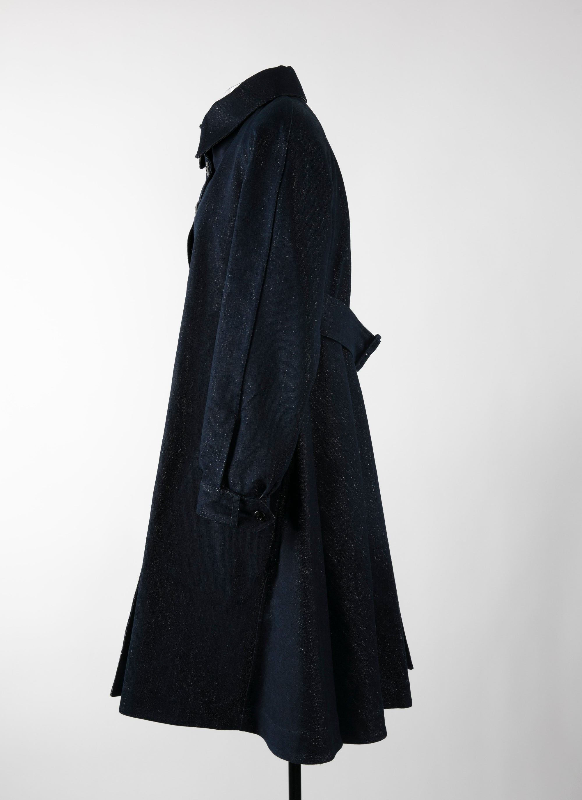 Manteau en denim - Bleu & Argenté