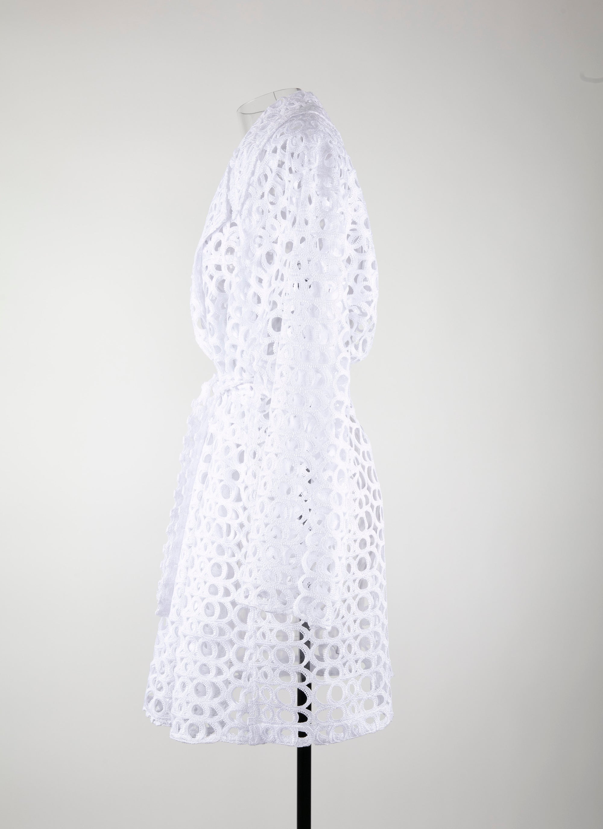 Trench effet baroque - Blanc