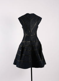 Robe sans manches en denim - Argent