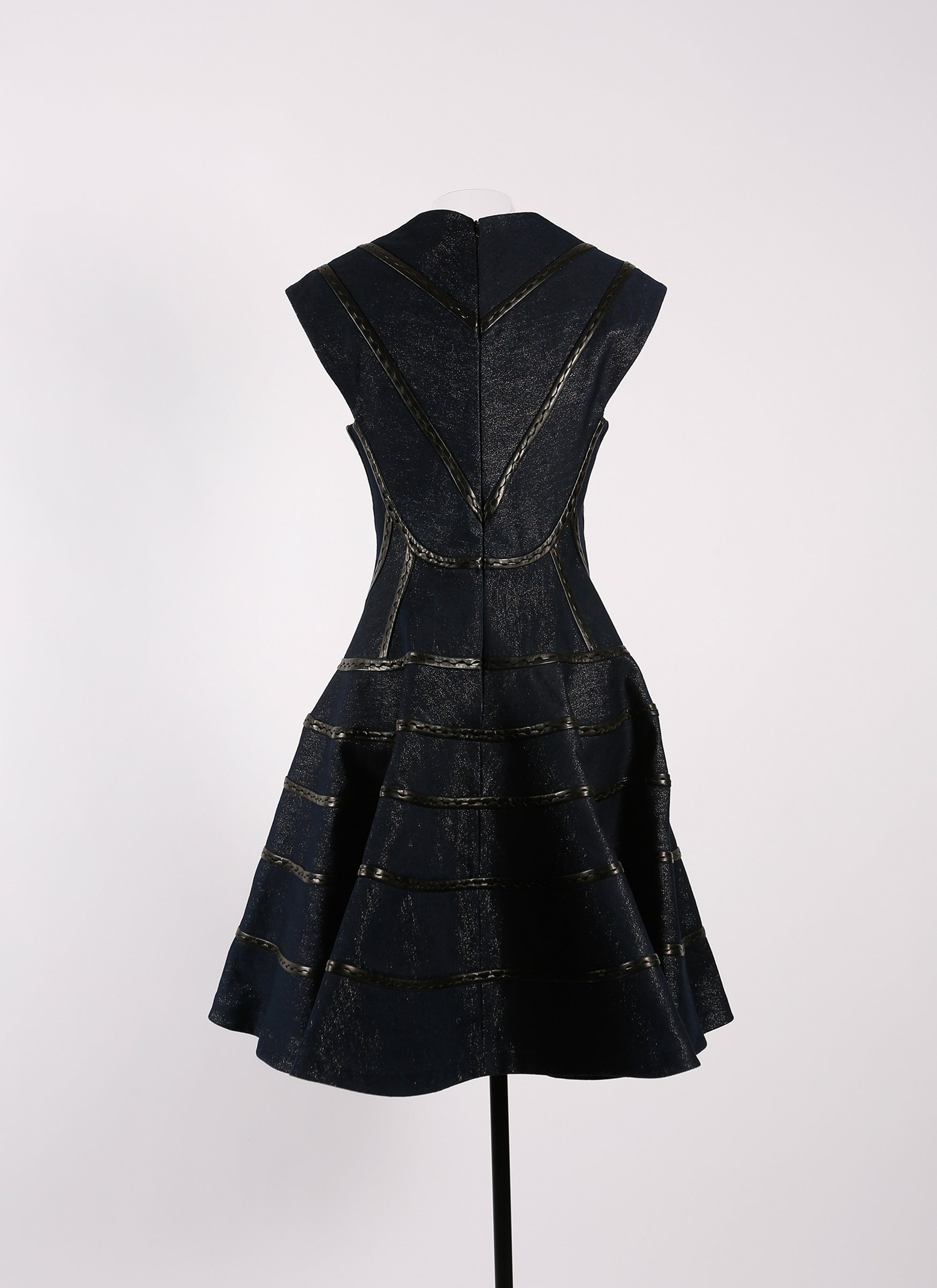 Robe sans manches en denim - Argent