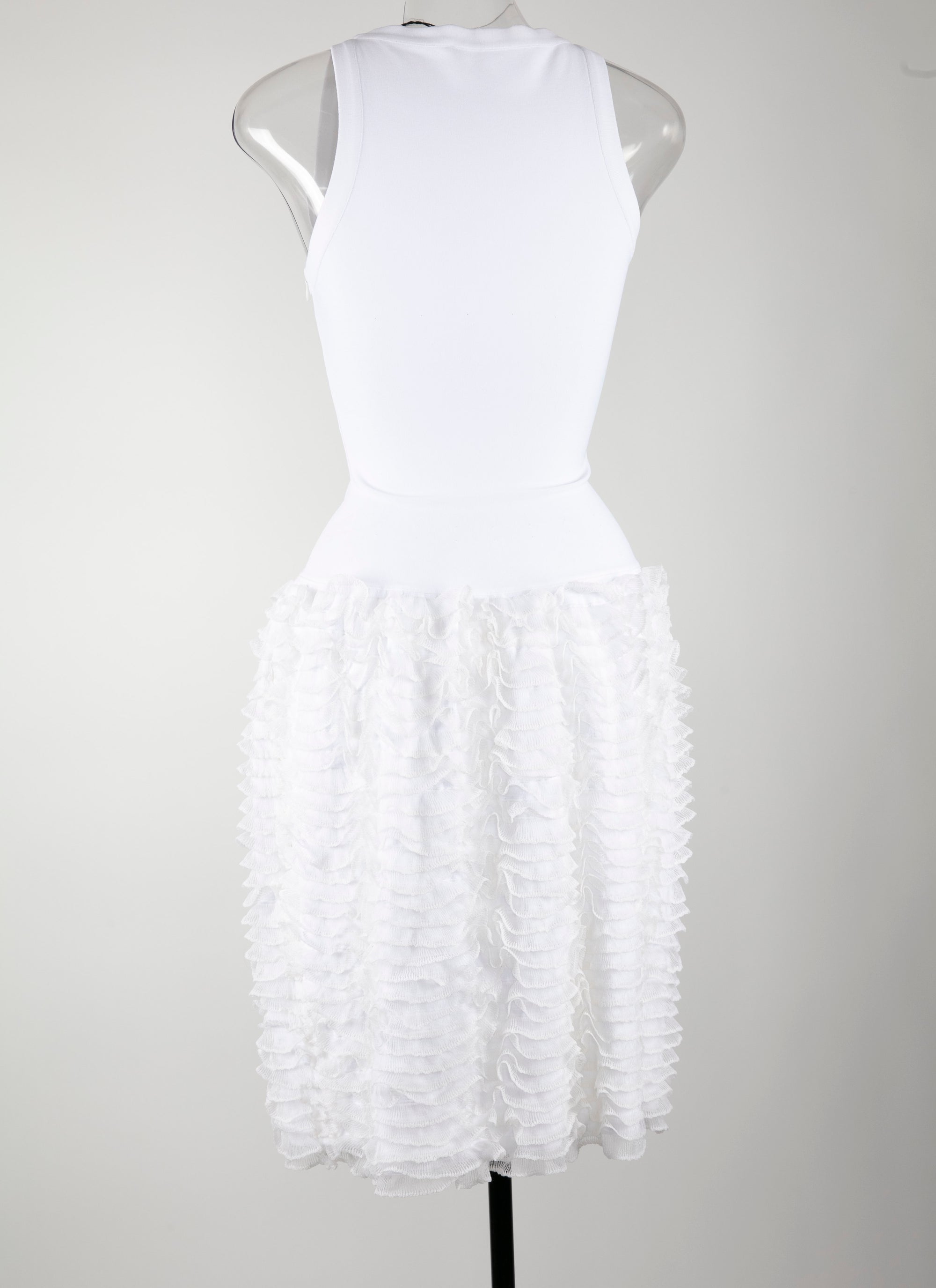 Robe sans manches Houpette - Blanc