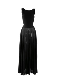 Galante silk sleeveless dress - Black