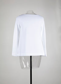 Long sleeve knitted jumper - Snow White