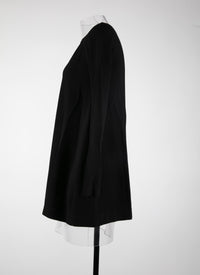 Pull à manches longues en maille - Nuit