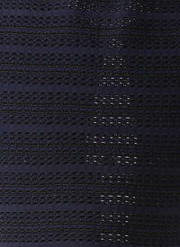 Cardigan à manches courtes Brocart en maille - Nuit