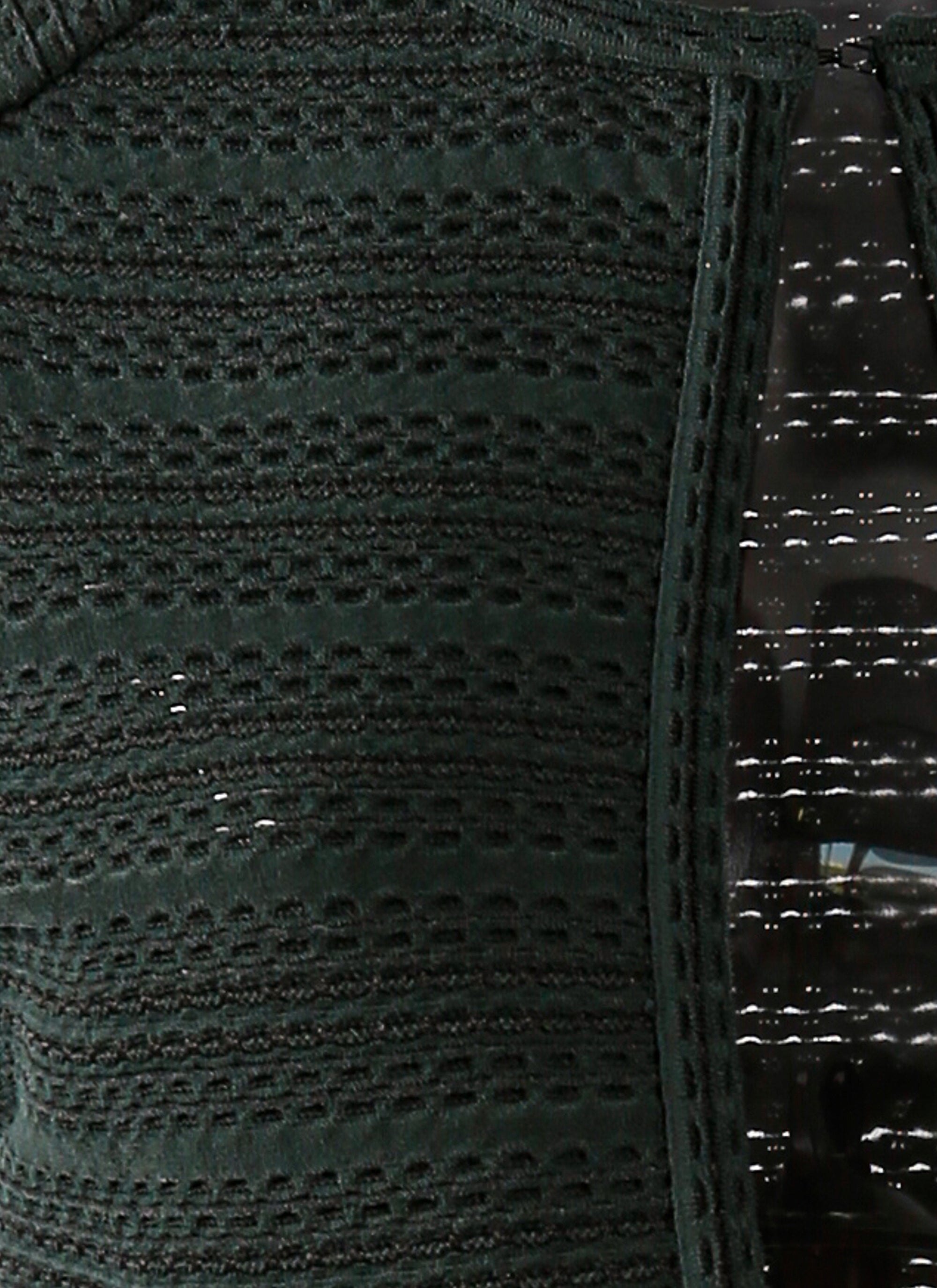 Cardigan à manches courtes Brocart en maille - Vert Imperial