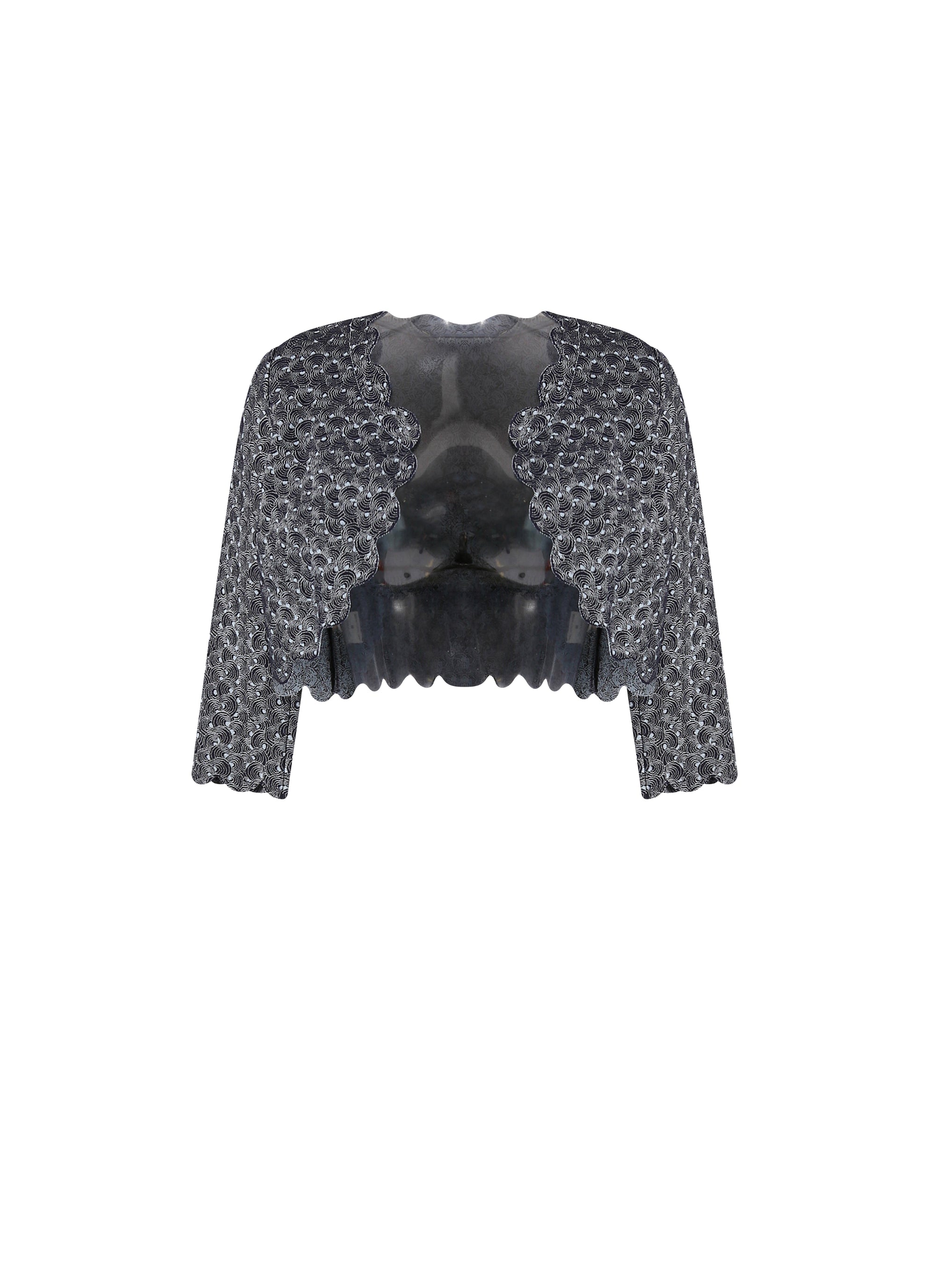 Cardigan à manches longues Camée en maille - Nuit