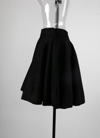 Jupe en maille - Noir