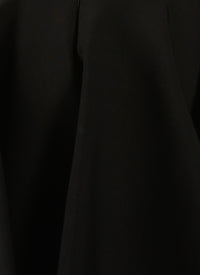 Jupe patineuse en maille - Noir